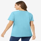 Perfect Short-Sleeve Scoopneck Tee image number null