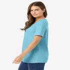 Perfect Short-Sleeve Scoopneck Tee image number null