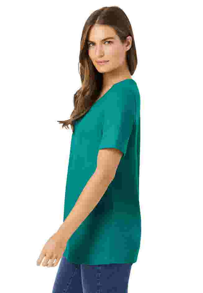 Perfect Short-Sleeve Scoopneck Tee image number 2