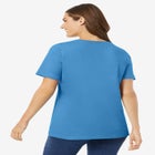 Perfect Short-Sleeve Scoopneck Tee image number null