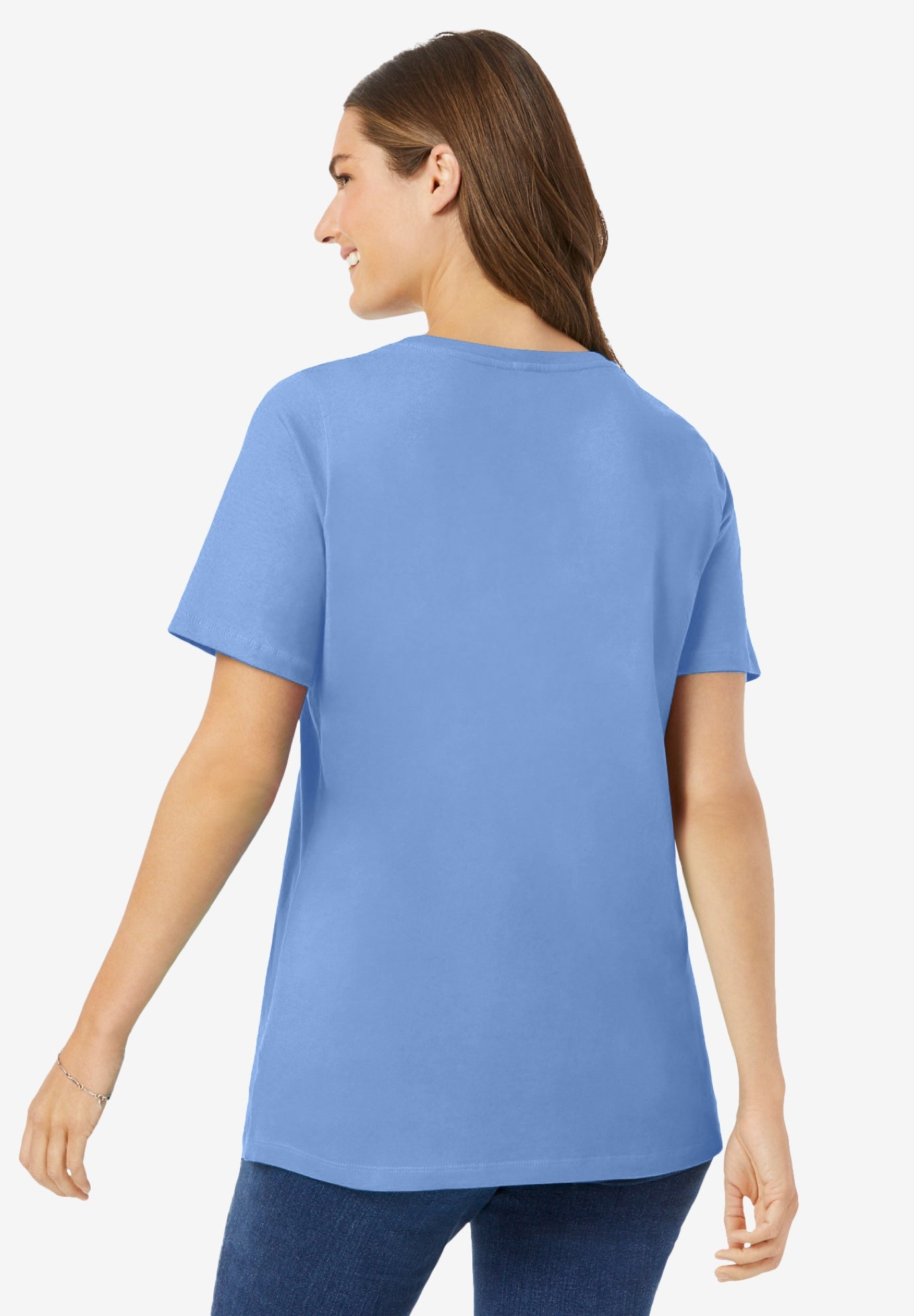 Perfect Short-Sleeve Scoopneck Tee image number 1