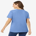 Perfect Short-Sleeve Scoopneck Tee image number null