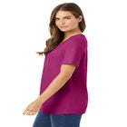 Perfect Short-Sleeve Scoopneck Tee image number null