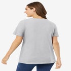 Perfect Short-Sleeve Scoopneck Tee image number null