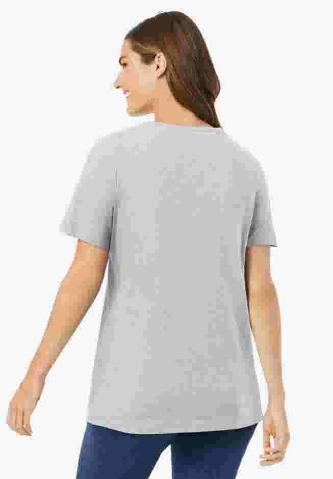Perfect Short-Sleeve Scoopneck Tee image number 1