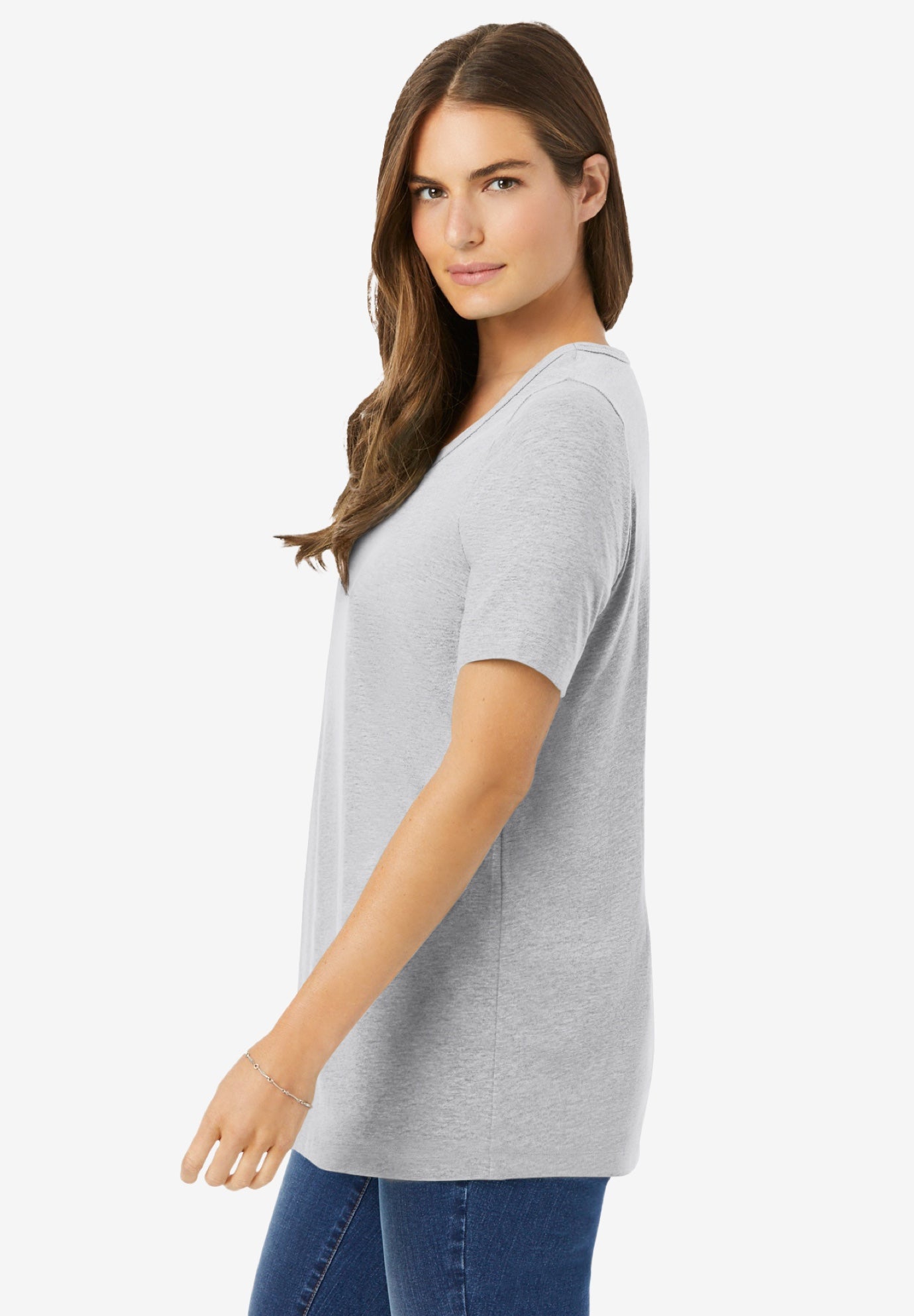 Perfect Short-Sleeve Scoopneck Tee image number 2