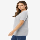 Perfect Short-Sleeve Scoopneck Tee image number null