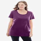 Perfect Short-Sleeve Scoopneck Tee image number null