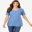 Perfect Short-Sleeve Scoopneck Tee image number null