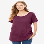 Perfect Short-Sleeve Scoopneck Tee image number null