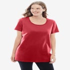 Perfect Short-Sleeve Scoopneck Tee image number null