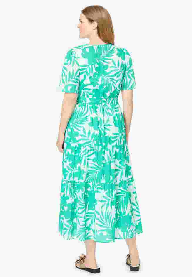Tiered Midi Dress image number 1