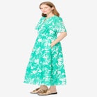 Tiered Midi Dress image number null