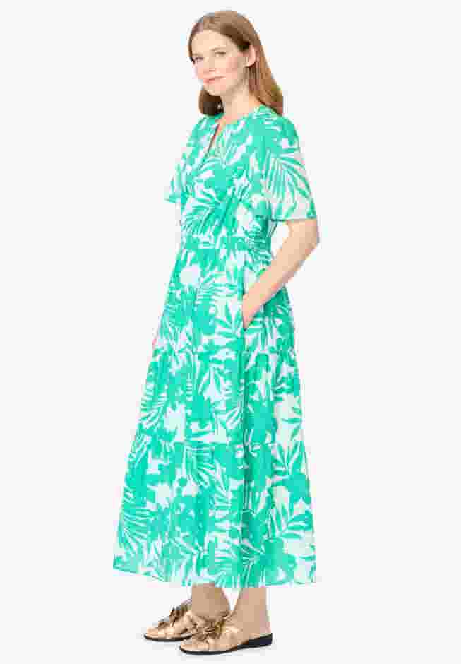 Tiered Midi Dress image number 2