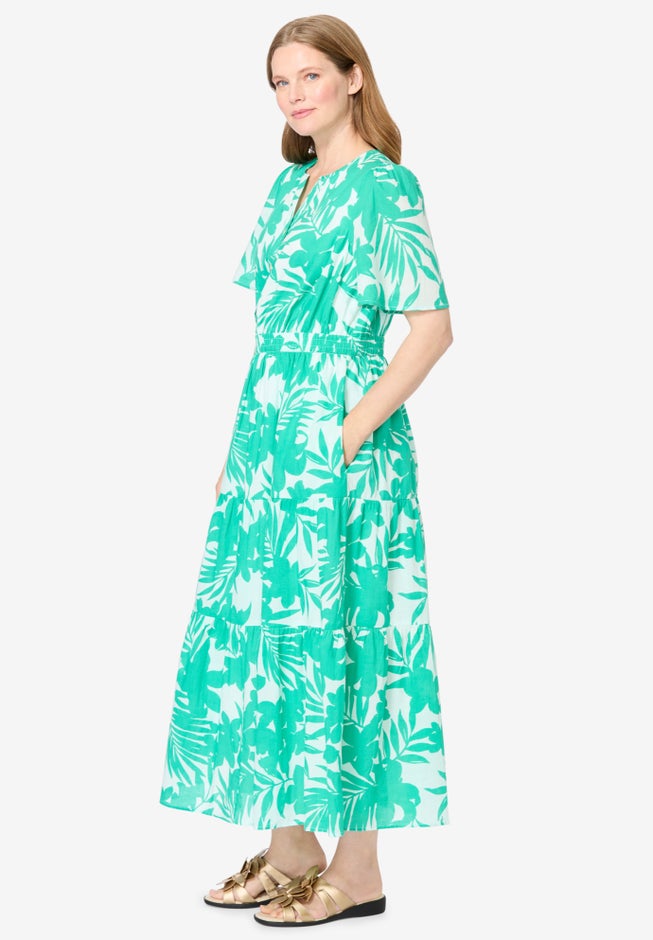 Tiered Midi Dress image number 2