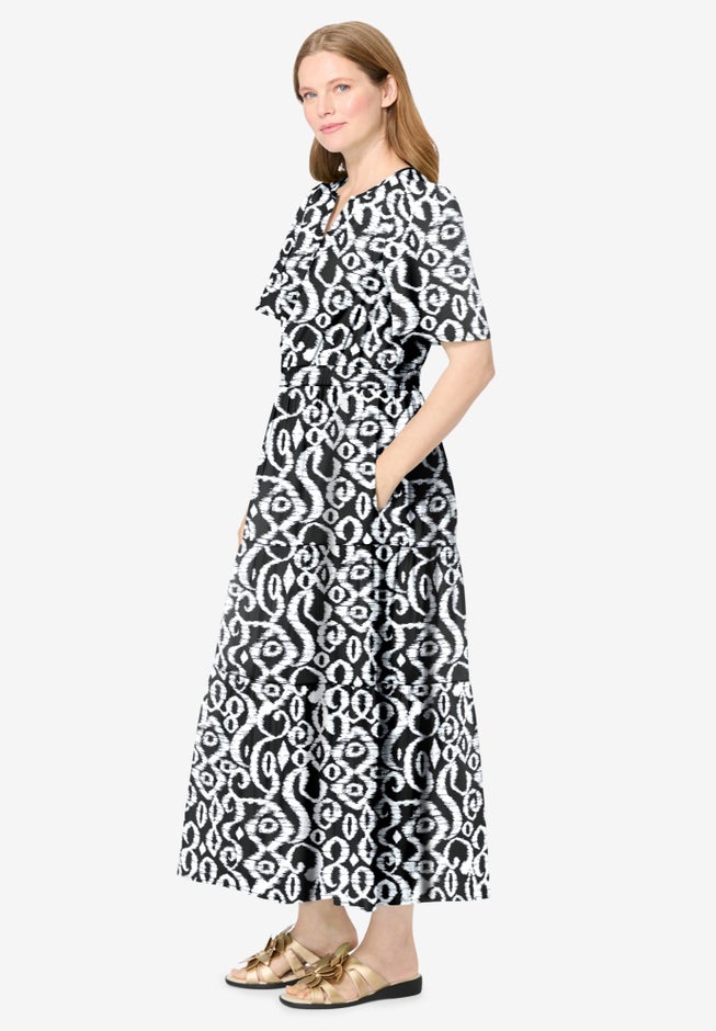 Tiered Midi Dress image number 2