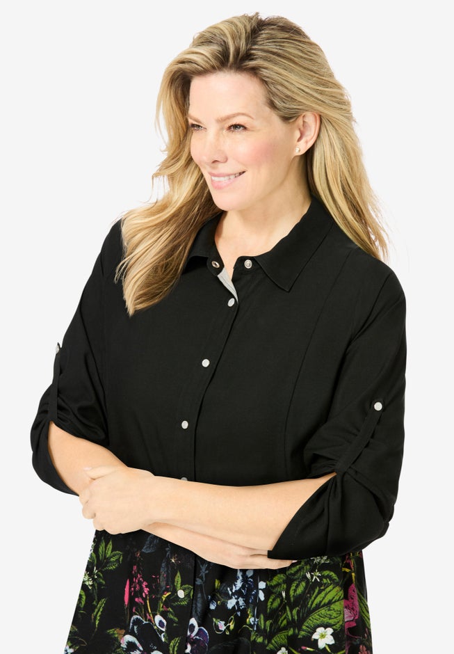 Snap Swing Pocket Tunic image number 3