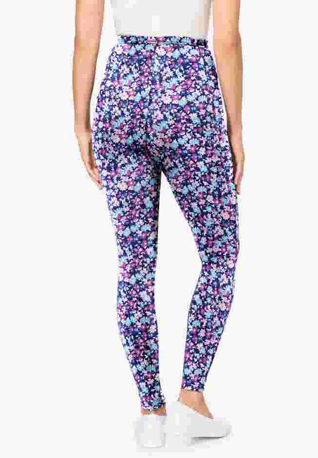 Stretch Cotton Printed Pocket Legging image number 1