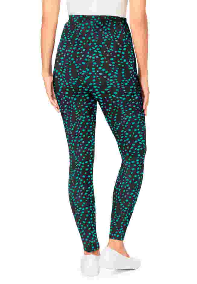 Stretch Cotton Printed Pocket Legging image number 1