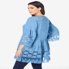 Lace Illusion Blouse image number null