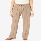 Easy Going Knit Pull-On Drawstring Pants image number null