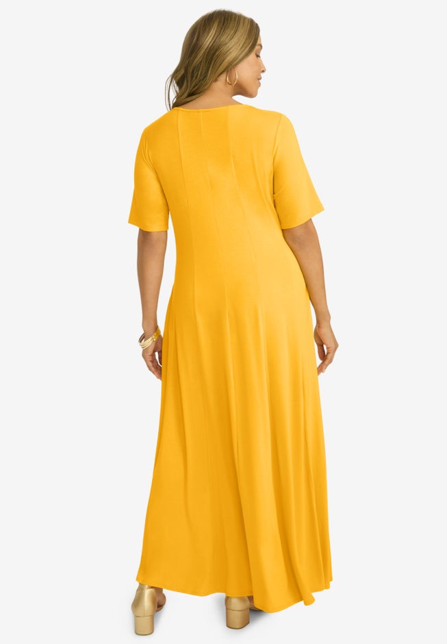 Square Neck Maxi Dress image number 1