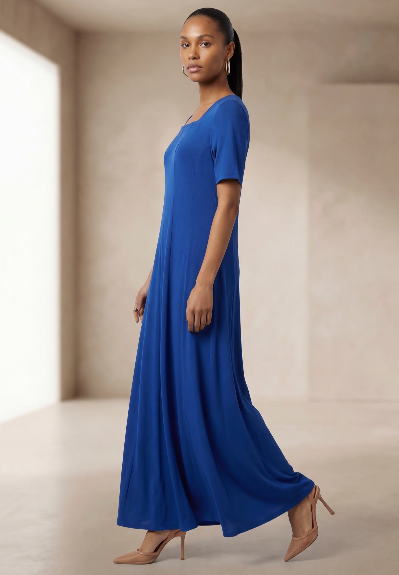 Square Neck Maxi Dress image number 2