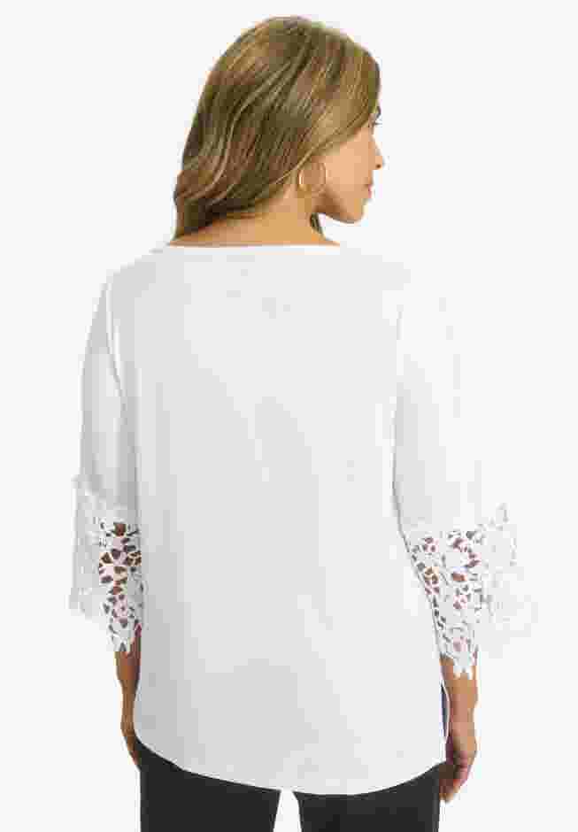 Lace Applique Top image number 1