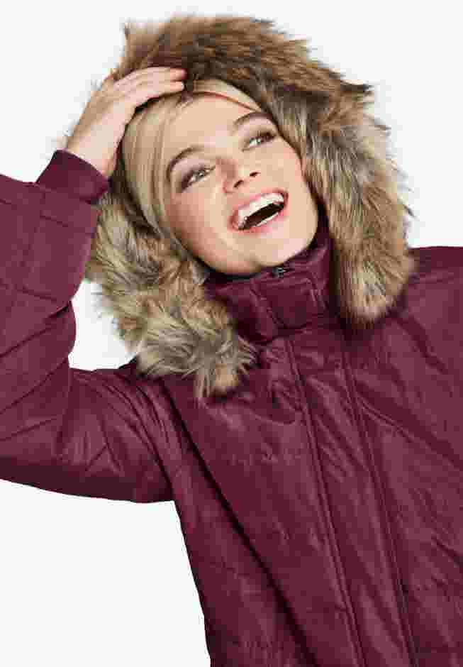 Faux Fur Trim Puffer image number 2