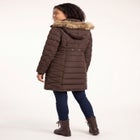 Faux Fur Trim Puffer image number 1
