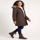 Faux Fur Trim Puffer image number 2