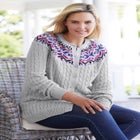 Fair Isle Cardigan image number null