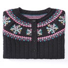 Fair Isle Cardigan Sweater image number 1