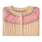 Fair Isle Cardigan Sweater image number 2
