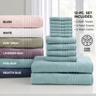 12-Pc. Zero-Twist Bath Towel Set image number null