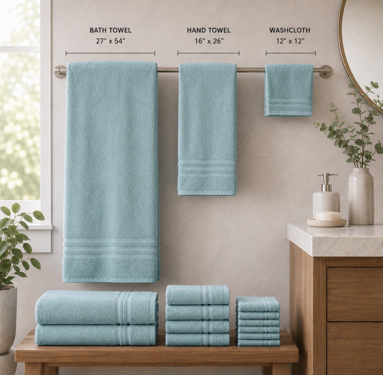 12-Pc. Zero-Twist Bath Towel Set image number 4