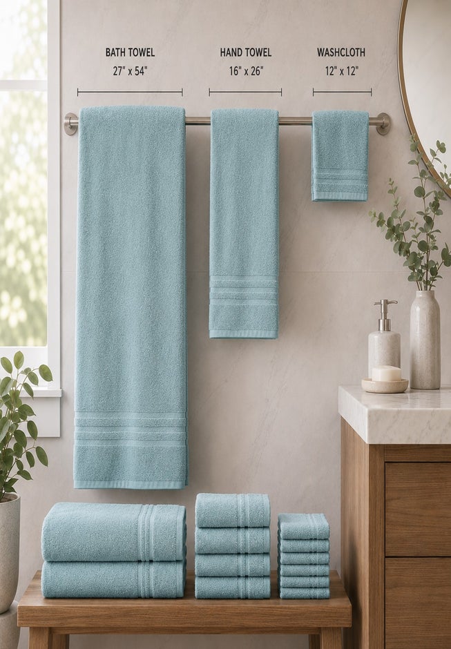 12-Pc. Zero-Twist Bath Towel Set image number 4