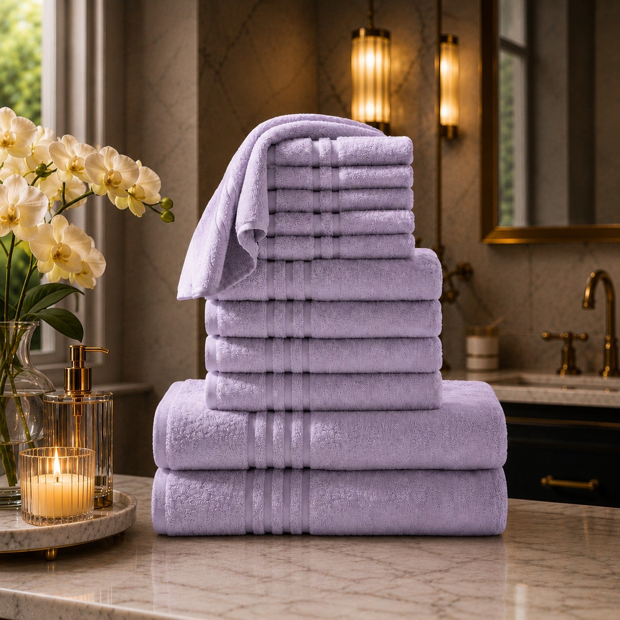 12-Pc. Zero-Twist Bath Towel Set image number 8