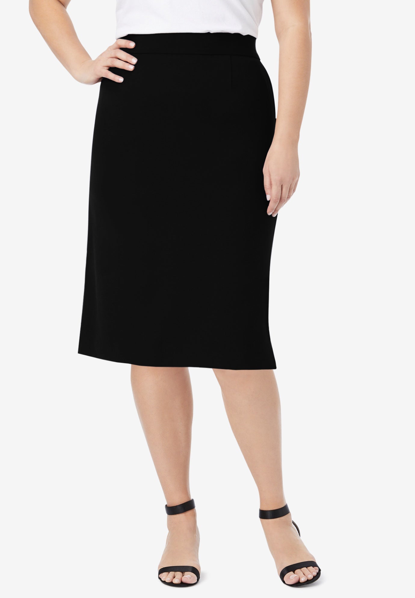 Tummy Control Bi-Stretch Pencil Skirt image number 0