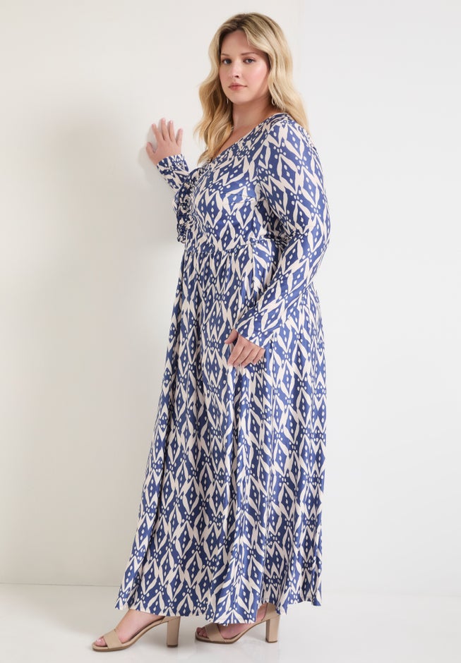 V Neck Maxi Dress image number 2