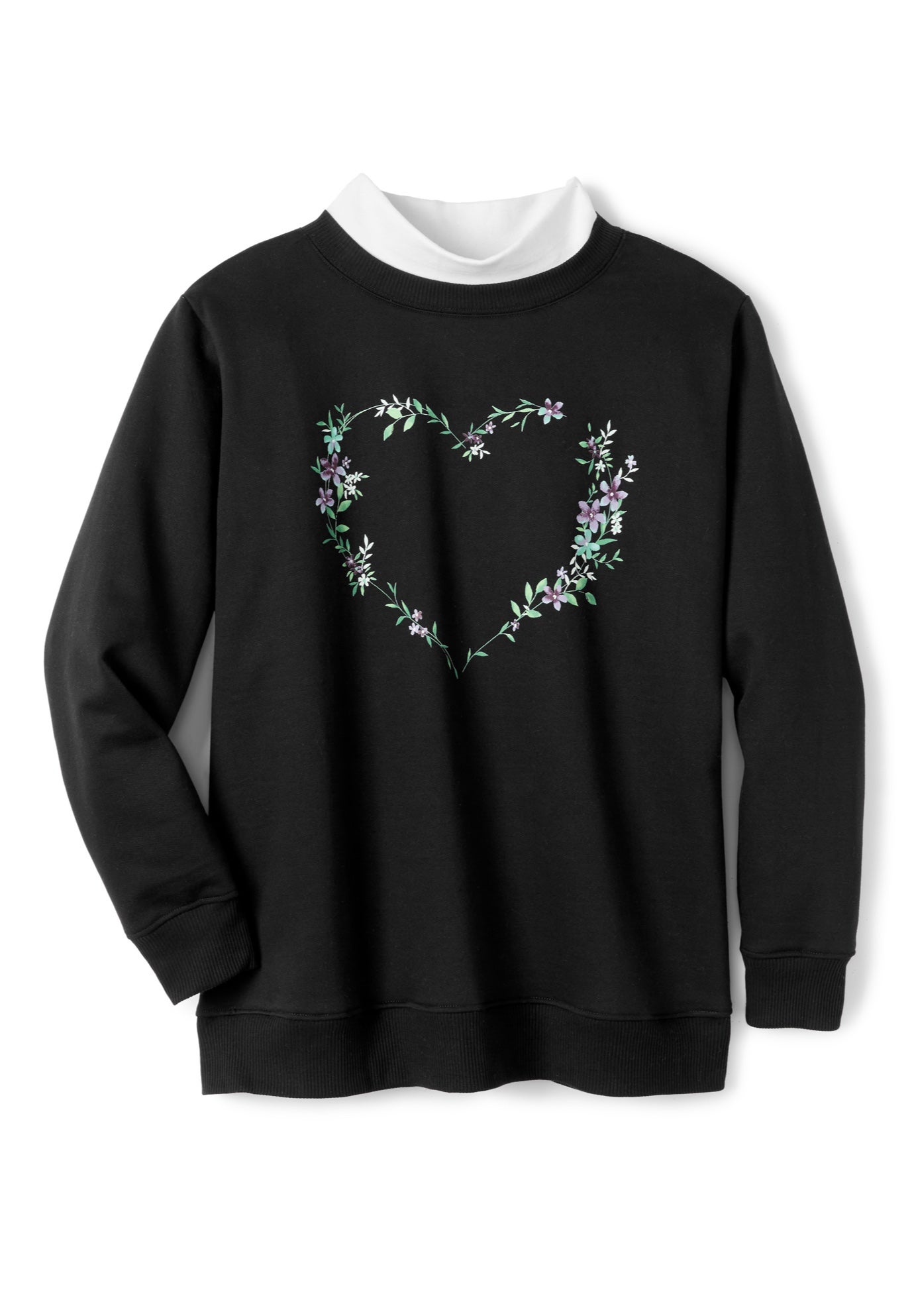 Layered-Look Sweatshirt image number 1