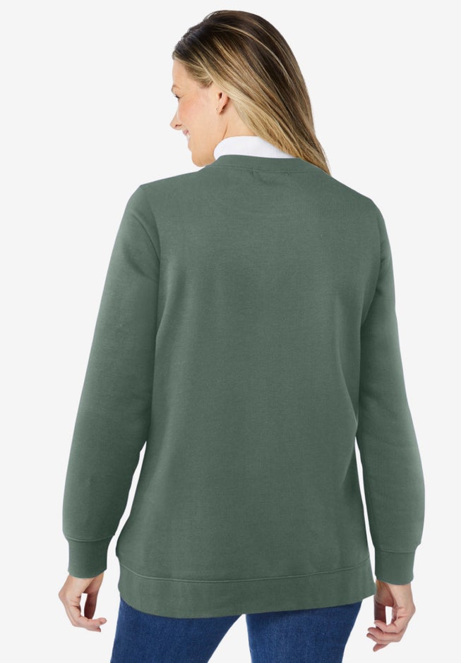 Layered-Look Sweatshirt image number 1