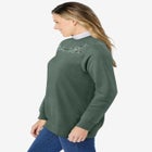 Layered-Look Sweatshirt image number null