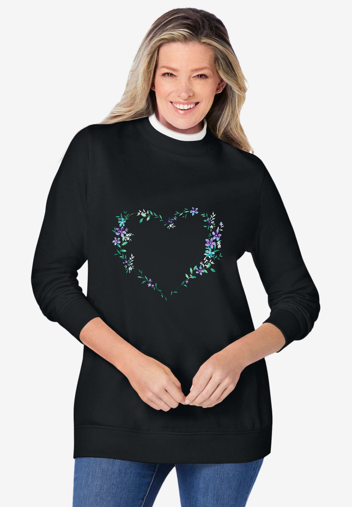 Layered-Look Sweatshirt image number 0