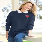 Layered-Look Sweatshirt image number null