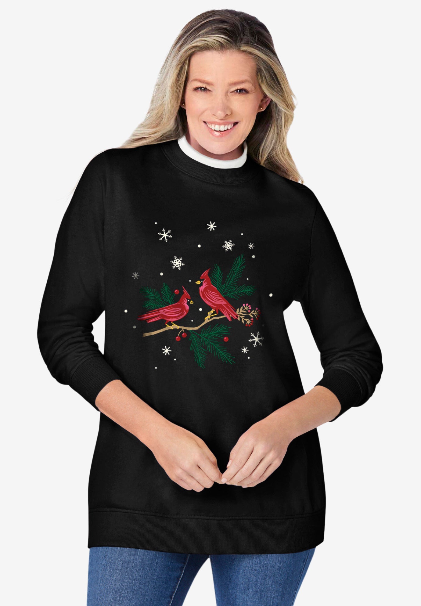 Layered-Look Sweatshirt image number 0