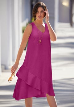 woman within dresses plus size Women's Comfortable & Casual relaxed style Woman Within Plus Size Short-Sleeve