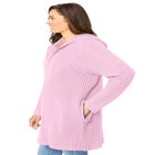 Hoodie Shaker Cardigan image number null