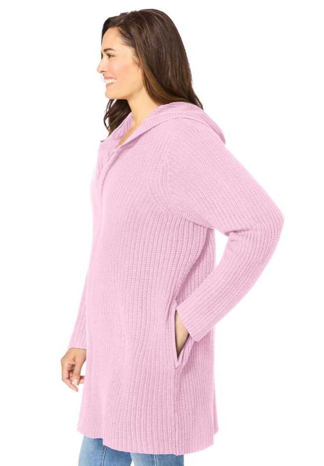 Hoodie Shaker Cardigan image number 3