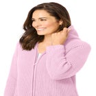 Hoodie Shaker Cardigan image number null